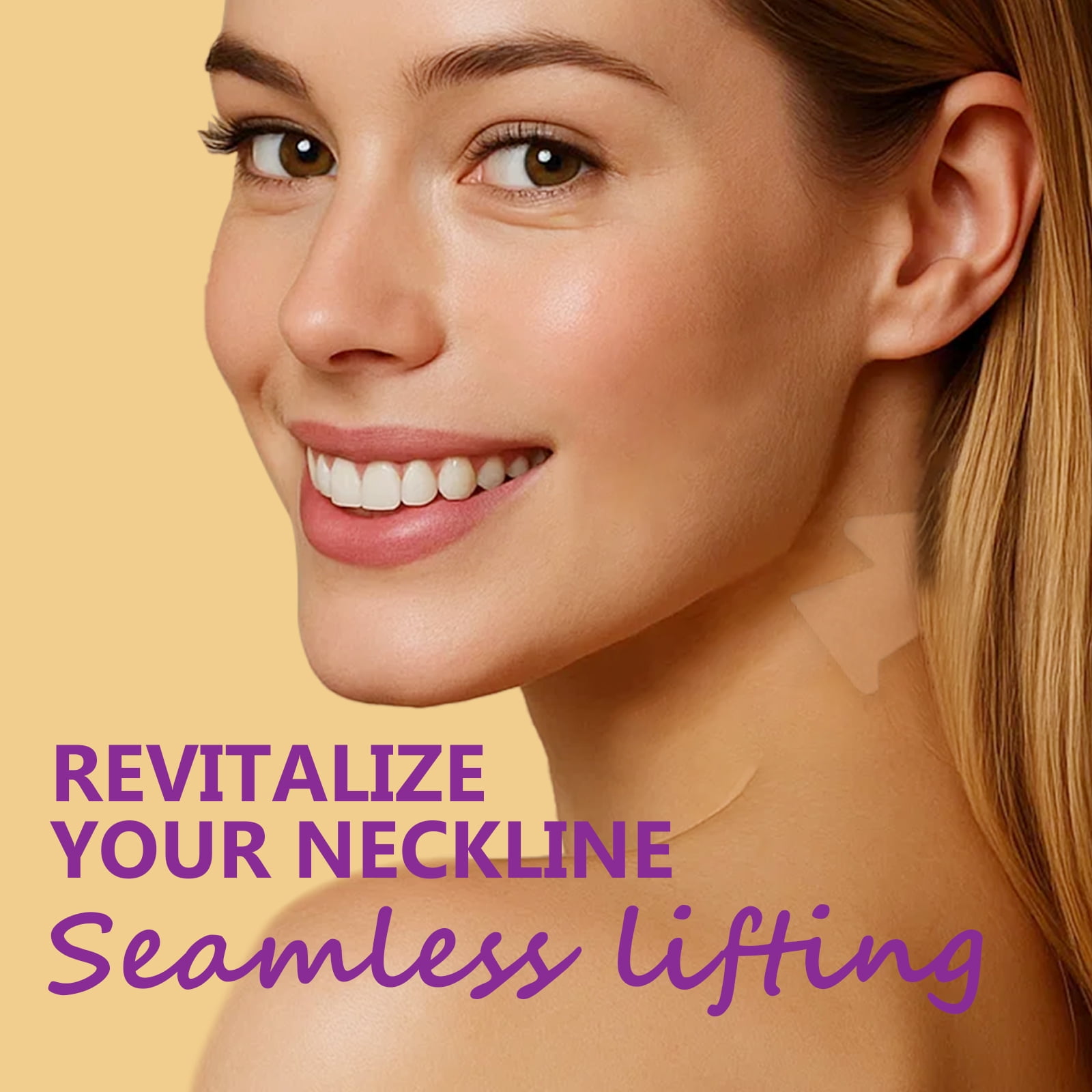 Neck Lift Tape, Neck Tape Lifting Invisible, Neck Wrinkle Patches, Face Lift Tape Invisible, Improve Neck Lines and Wrinkles, 20Pcs