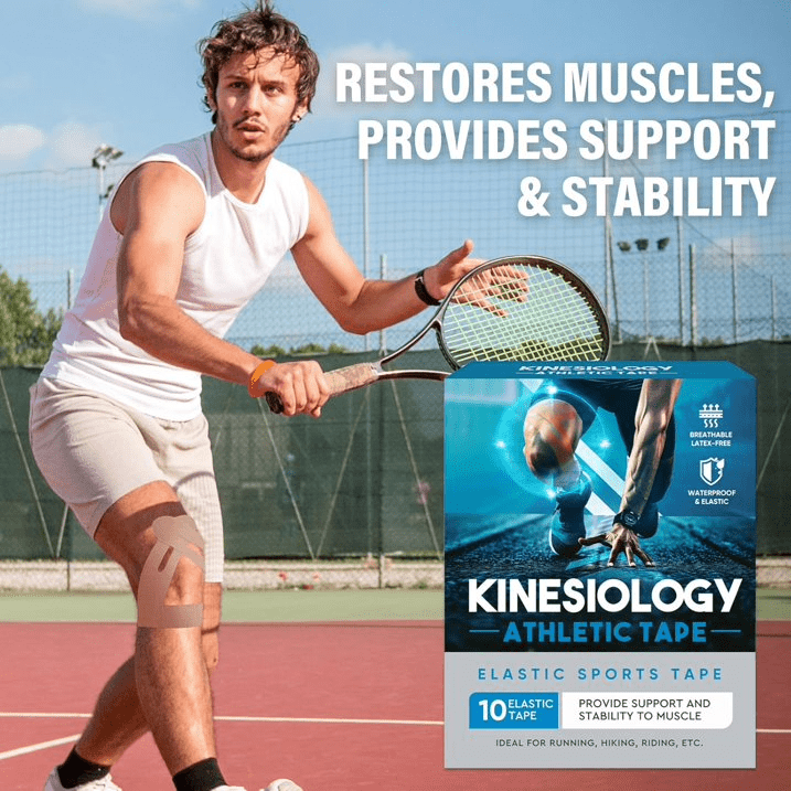 Kinesiology Tape for Shoulder, Waterproof and Breathable Shoulder Tape, Elastic Sports Tape Supports Shoulder, 12 PCS